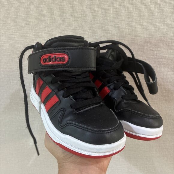 adidas Other - Adidas boy sneakers size 11 1/2 K Black And Red Nwob  Boots
